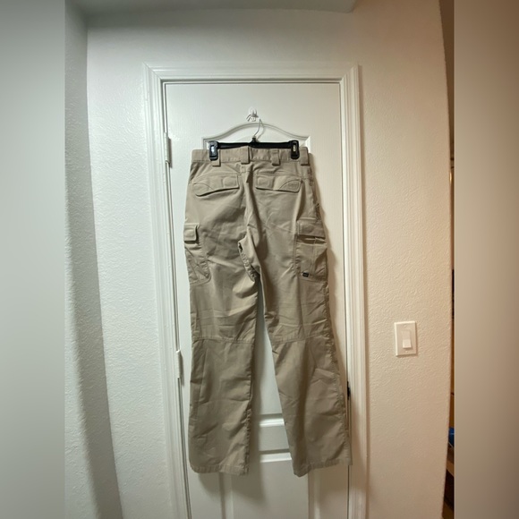 511 Tactical Pants Mens 32x34 Beige Cargo Workwear Uniform Double Knee Like New - Picture 5 of 5